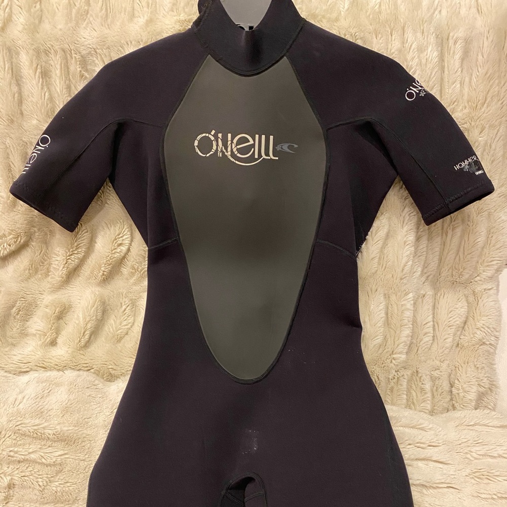 O'neill Womens Spring Shorty Wetsuit Size 6 Hammer